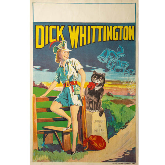 Dick Whittington | Vintage Poster c1910-1920 | Red Lobster Gallery