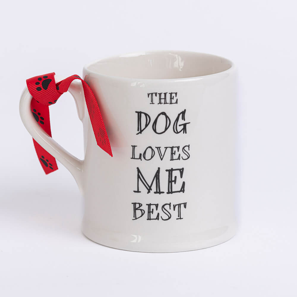 The Dog Loves me Best Mug | The Dog Lovers Hamper | Red Lobster Gallery