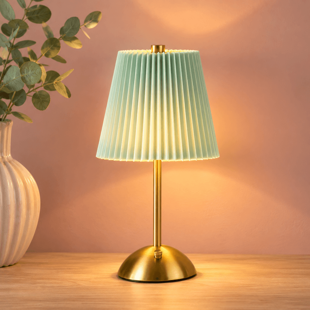 Duck Egg Metal Table Lamp