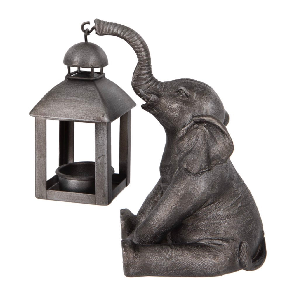 Elephant Tealight Lantern Holder