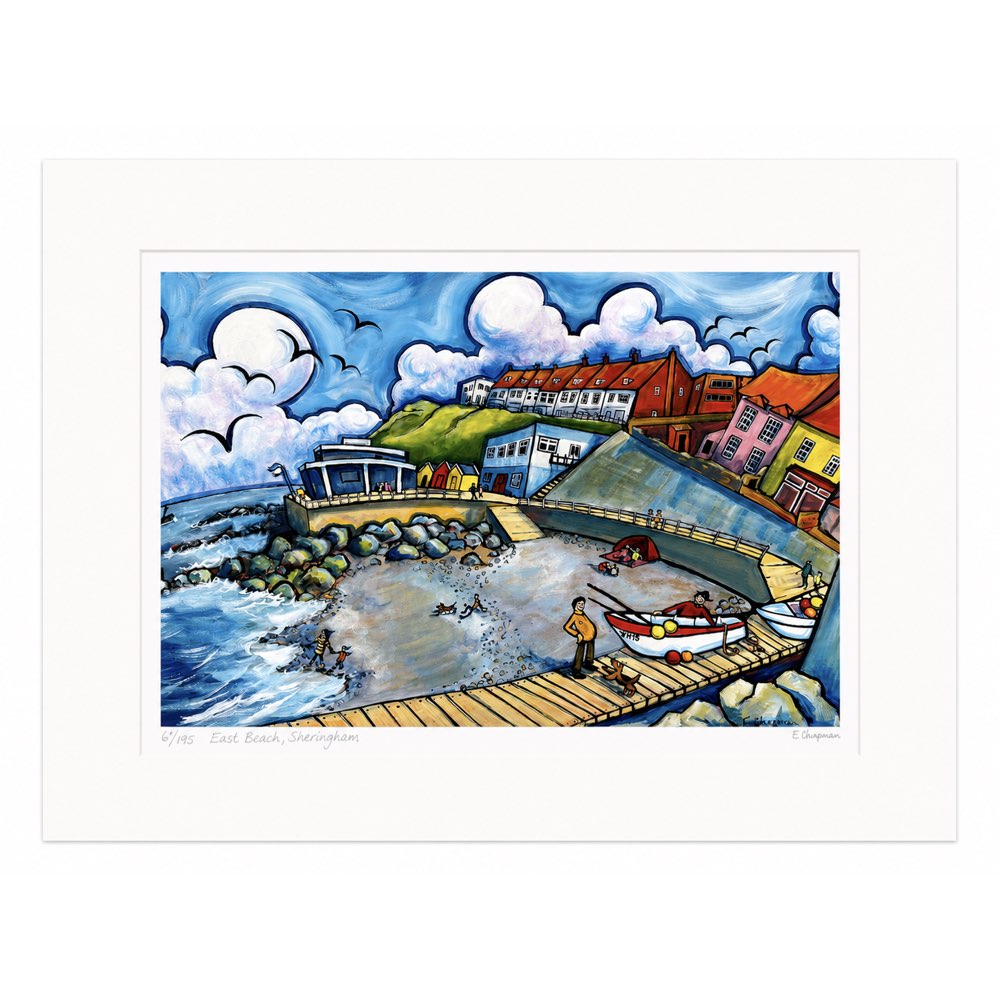 East Beach, Sheringham | Limited Edition Print by Emily Chapman