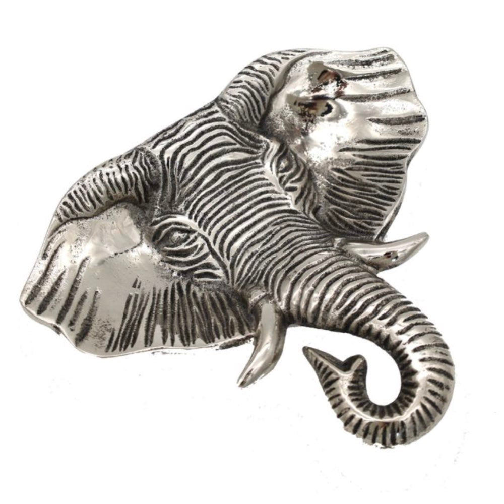 Silver Elephant Head Nibbles & Serving Dish