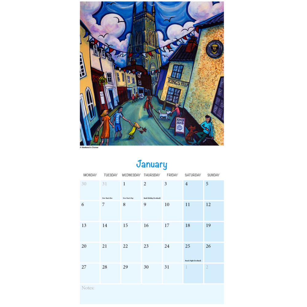 Emily Chapman 2025 Art Calendar | Red Lobster Gallery