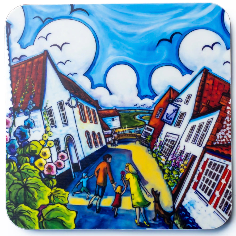 A Walk Down Blakeney High Street | Coaster | Red Lobster Gallery 