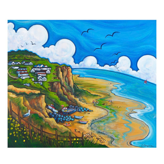 A Summer to Write Home About, East Runton | Original by Emily Chapman