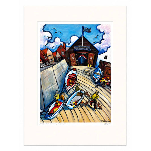 A Fine Catch, Sheringham | Limited Edition Print by Emily Chapman