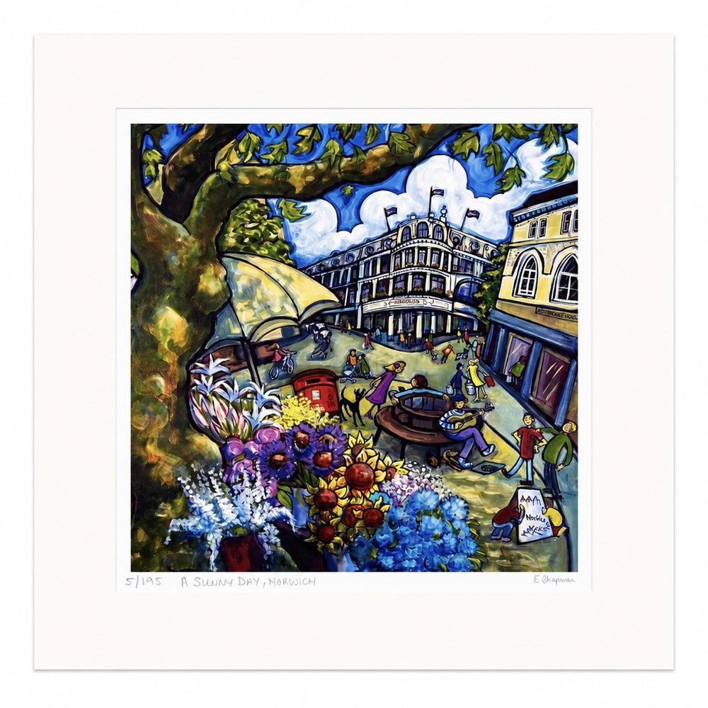 Sunny Days, Norwich | Limited Edition Print by Emily Chapman