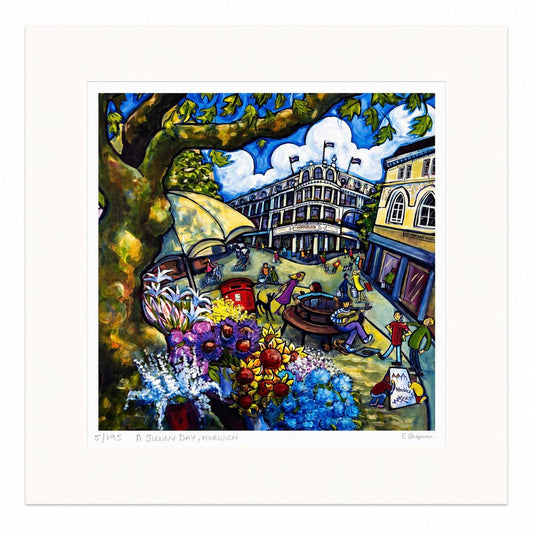 Sunny Days, Norwich | Limited Edition Print by Emily Chapman