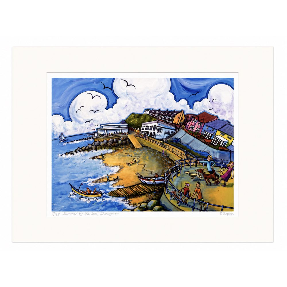 Summer by the Sea, Sheringham | Limited Edition Print by Emily Chapman