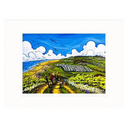 With the Wind in our Hair, Sheringham | Limited Edition Print by Emily Chapman