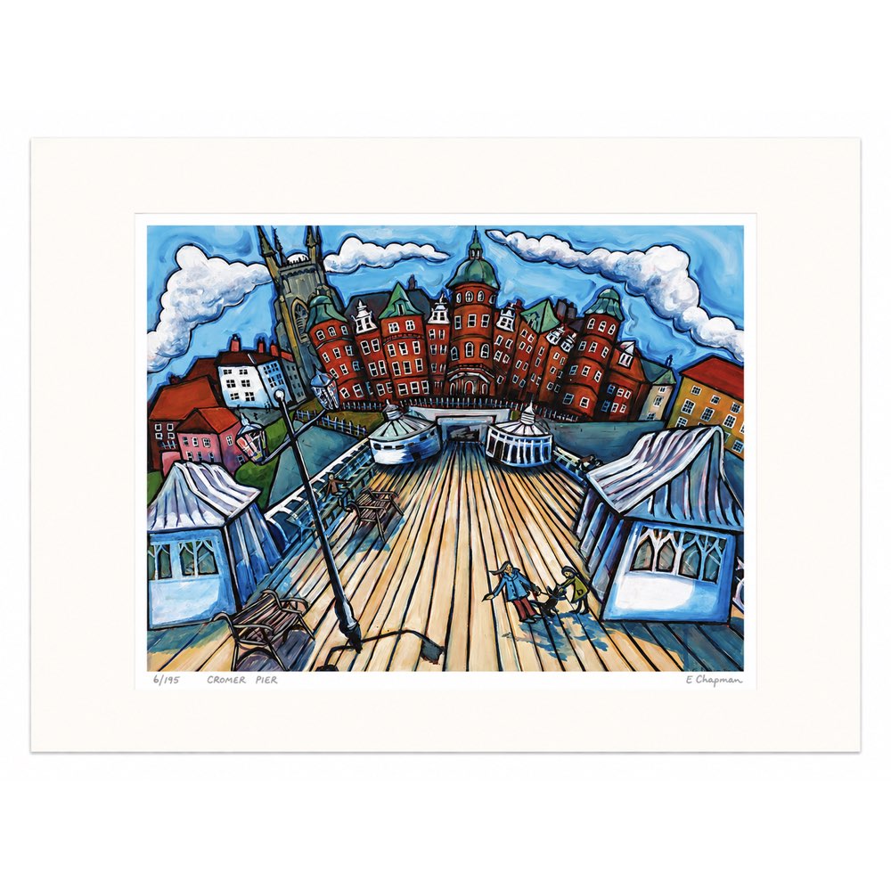 Cromer Pier | Limited Edition Print by Emily Chapman