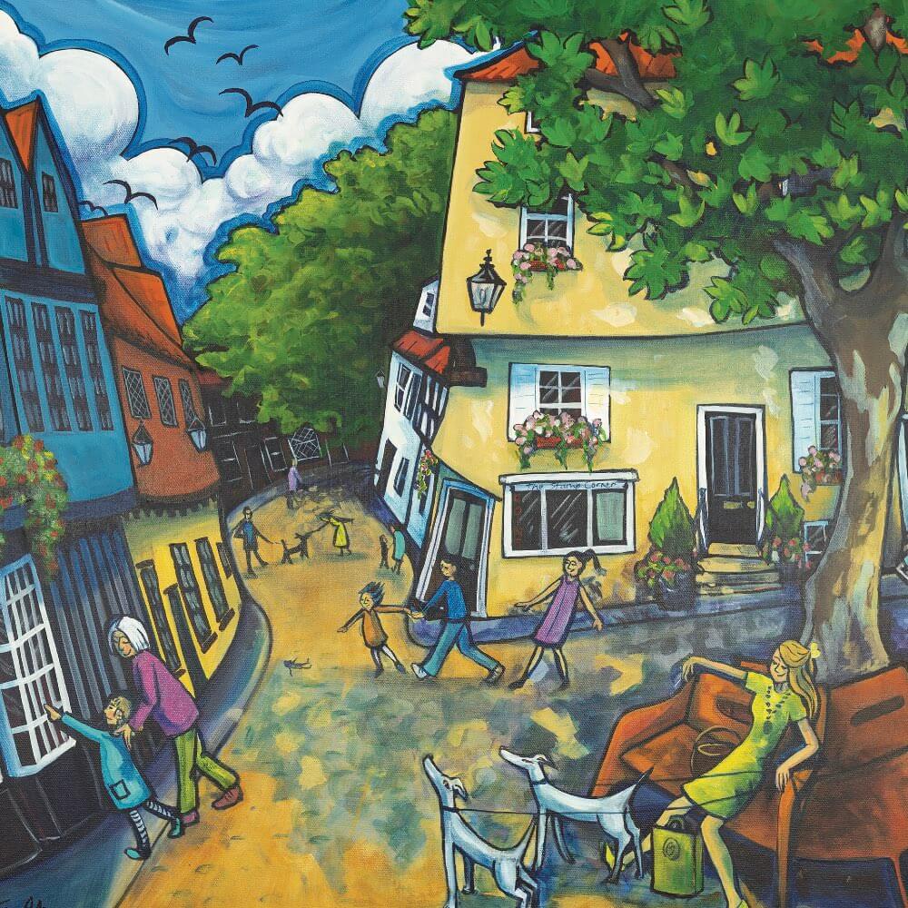 Elm Hill - Norwich Card Card
