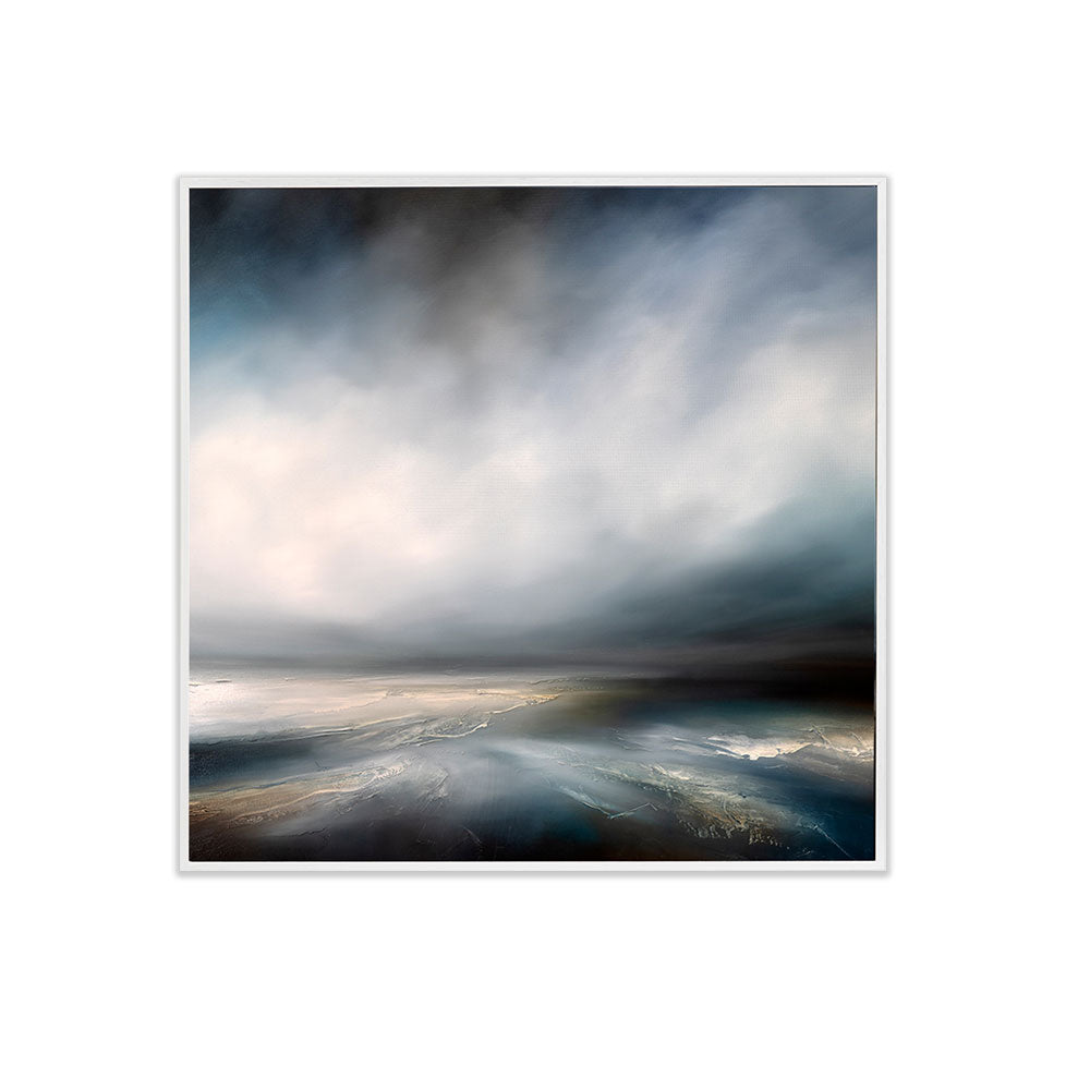 The Ocean Wakes | Framed Canvas Print by Paul Bennett