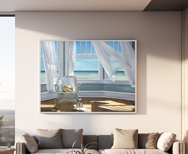 Gentle Reader | Framed Canvas Print