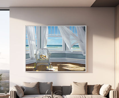 Gentle Reader | Framed Canvas Print