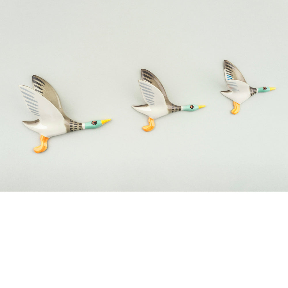 Flying Duck Trio by Hannah Turner | Red Lobster Gallery | Sheringham 
