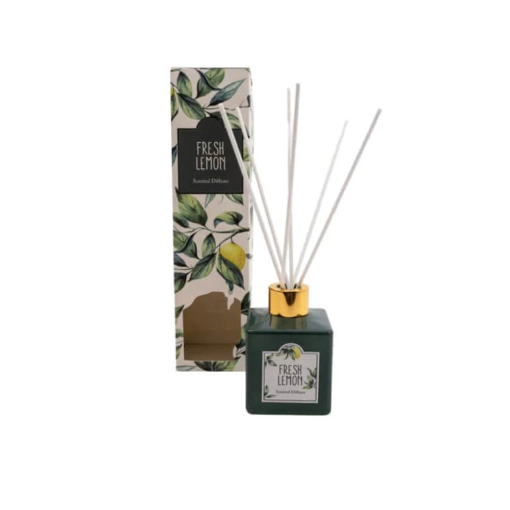 Fresh Wild Lemon and Basil Reed Diffuser 100ml  | Red Lobster Gallery | Sheringham 
