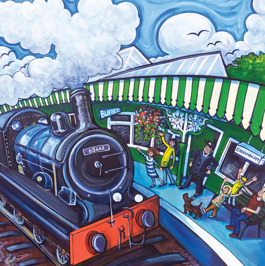 Full Steam Ahead, Sheringham | Card | Emily Chapman | Red Lobster Gallery