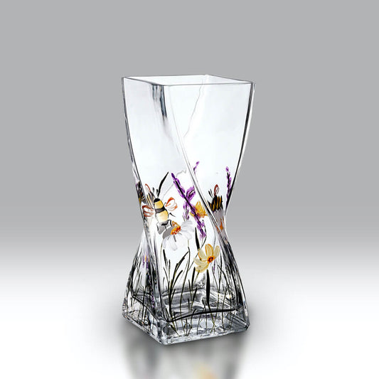 Bees & Blooms Twist 20cm Vase | Red Lobster Gallery 