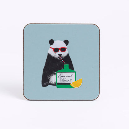 Gin and Bear it Coaster