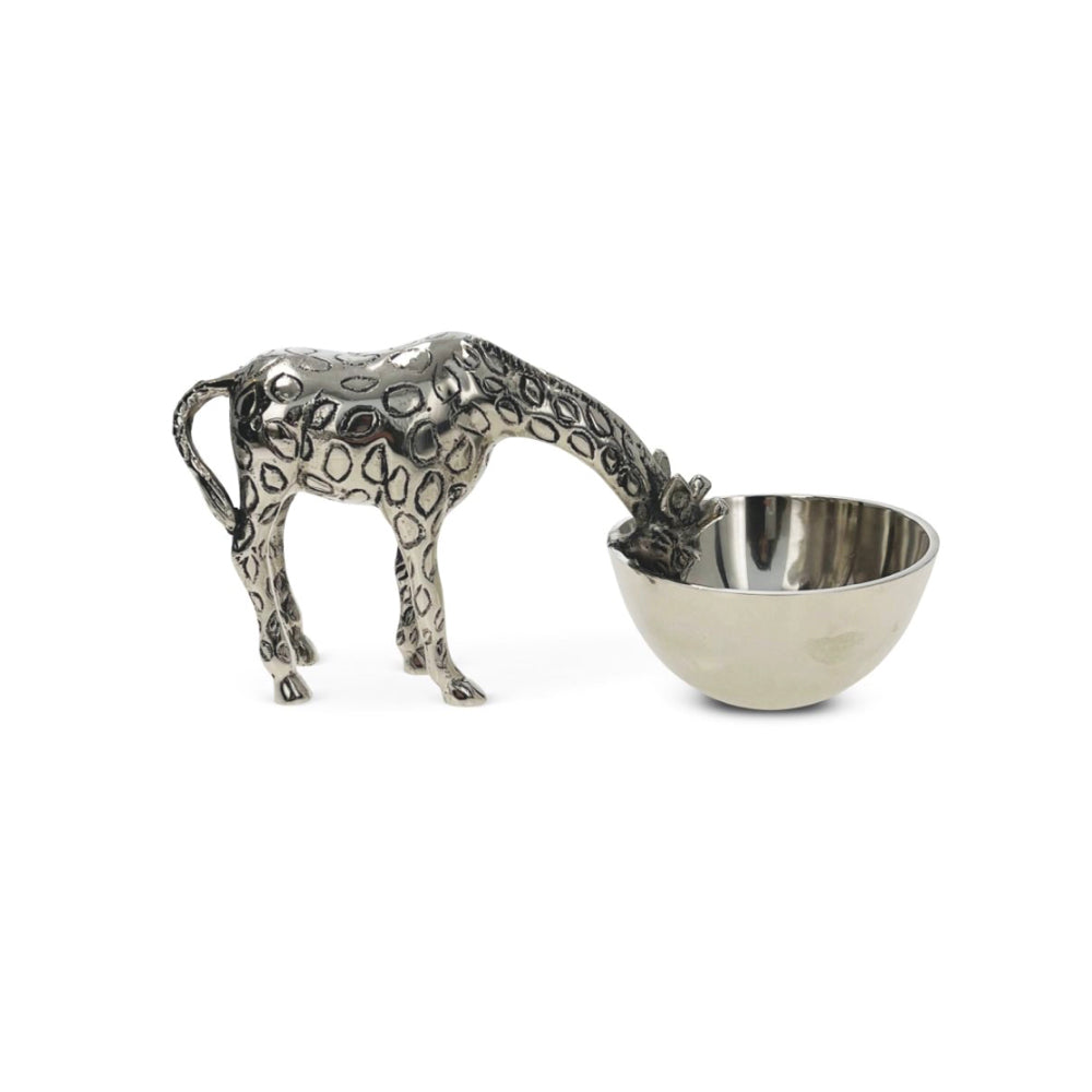Silver Giraffe Nibbles Bowl