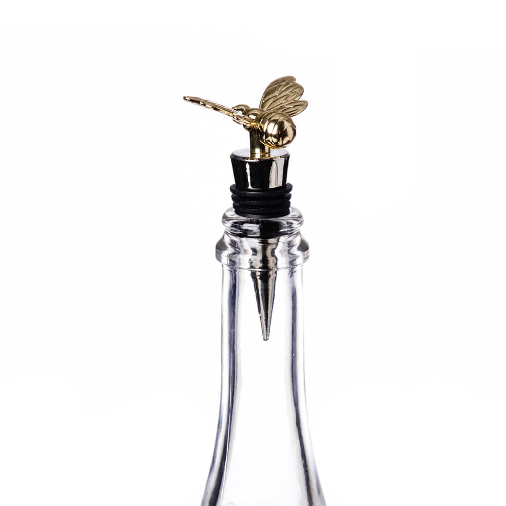 Gold Bee Bottle Stopper | Red Lobster Gallery