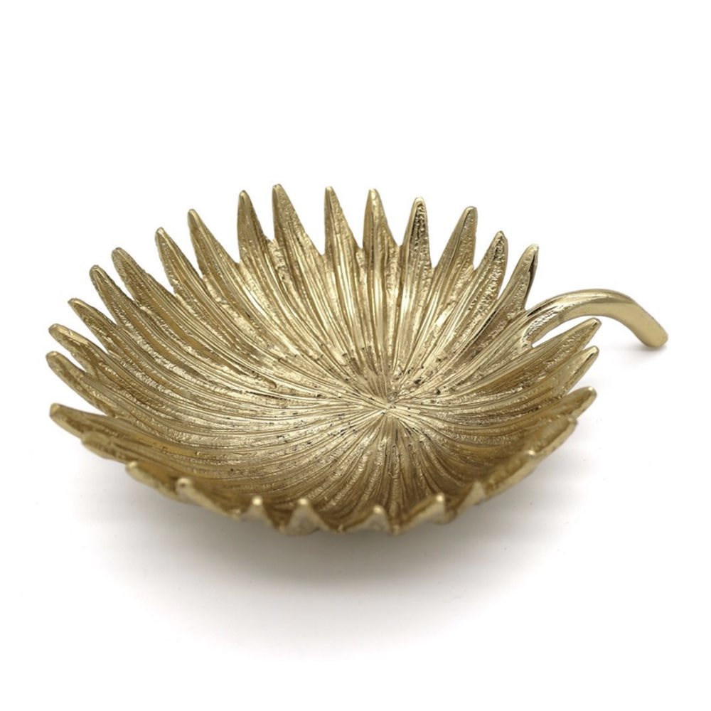 Gold Palm Leaf Bowl