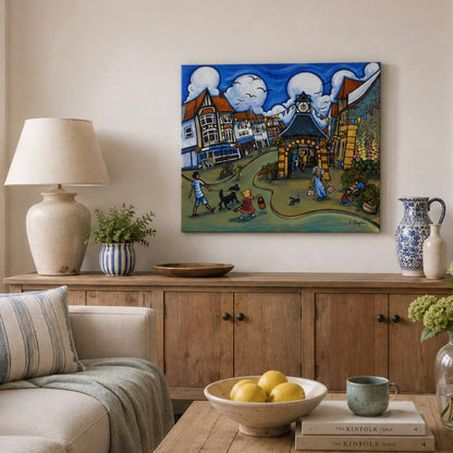Good Times, Sheringham Clock | Original Painting by Emily Chapman
