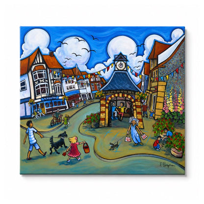 Good Times, Sheringham Clock | Original Painting by Emily Chapman