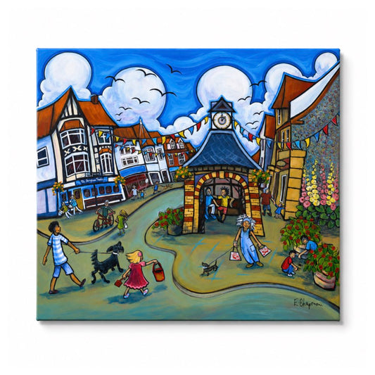 Good Times, Sheringham Clock | Original Painting by Emily Chapman
