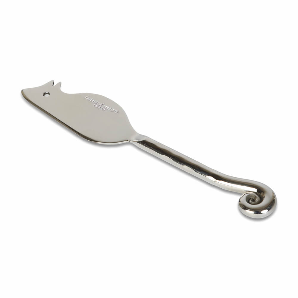 Hammered Shell Mouse Cheese Knife