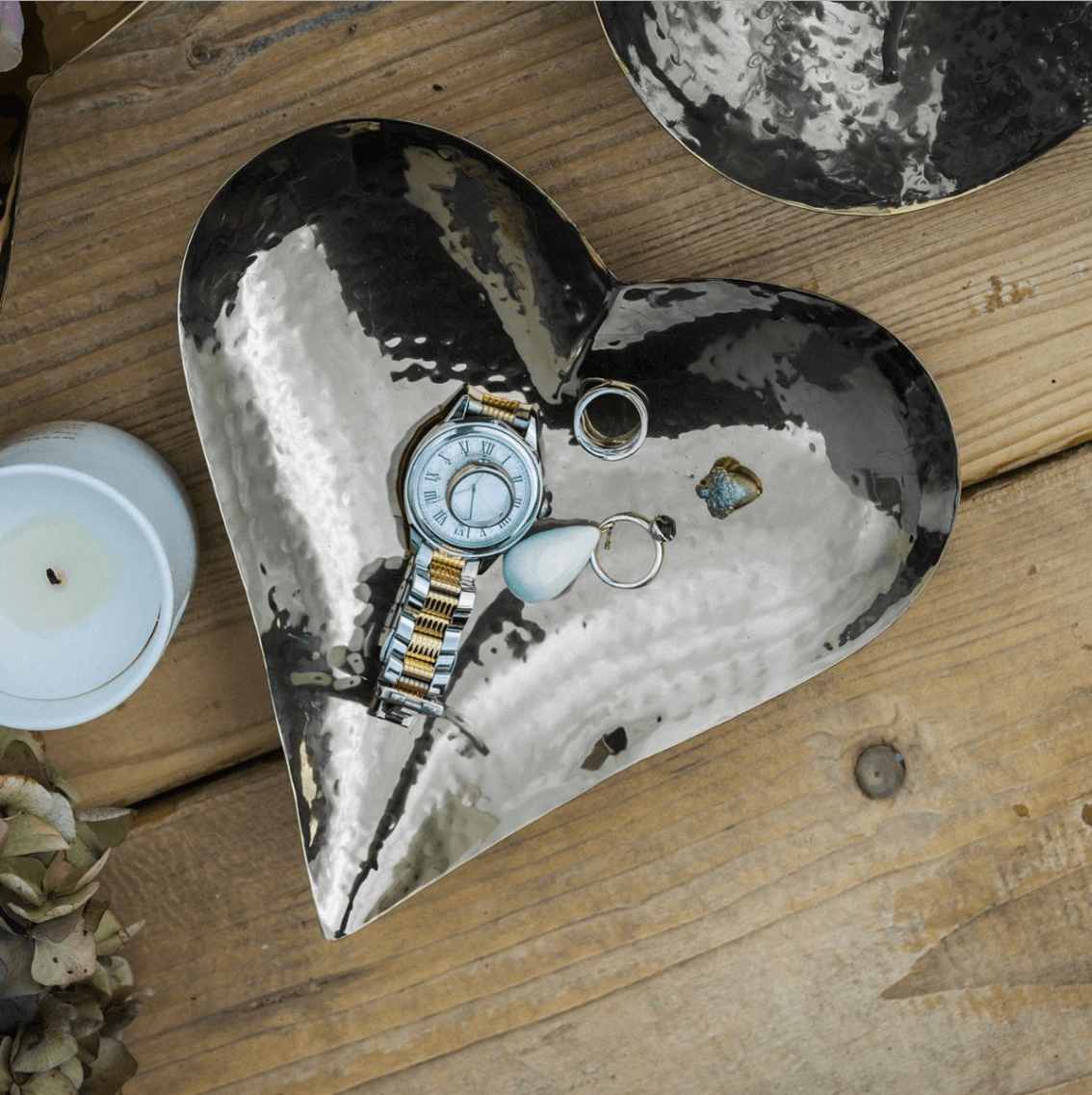 Hammered Heart Dish