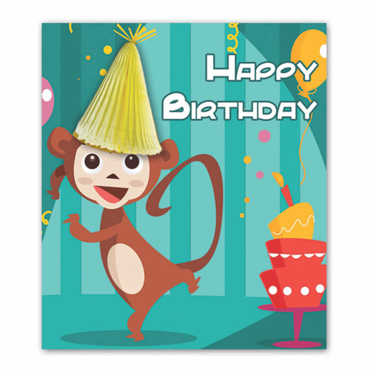 Happy Birthday Monkey | Card