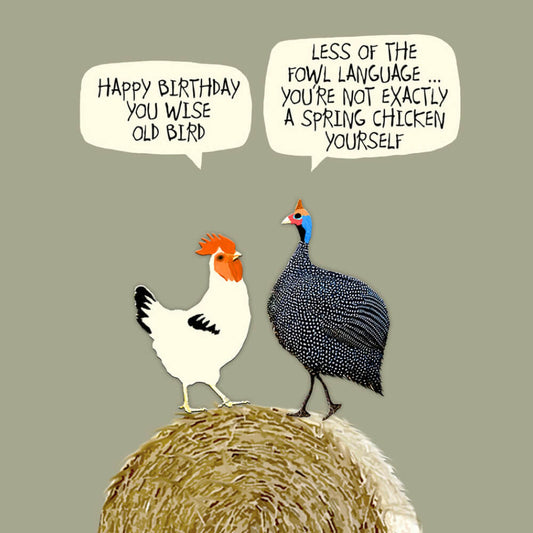 Happy Birthday, You Wise Old Bird Card