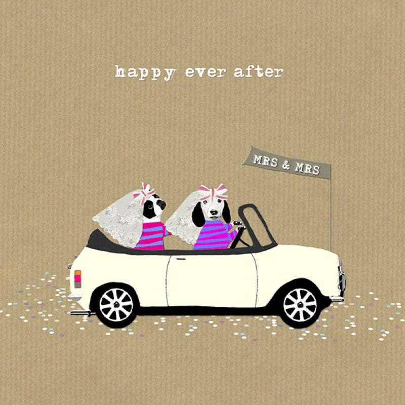 "Mrs & Mrs Happily Ever After" Card