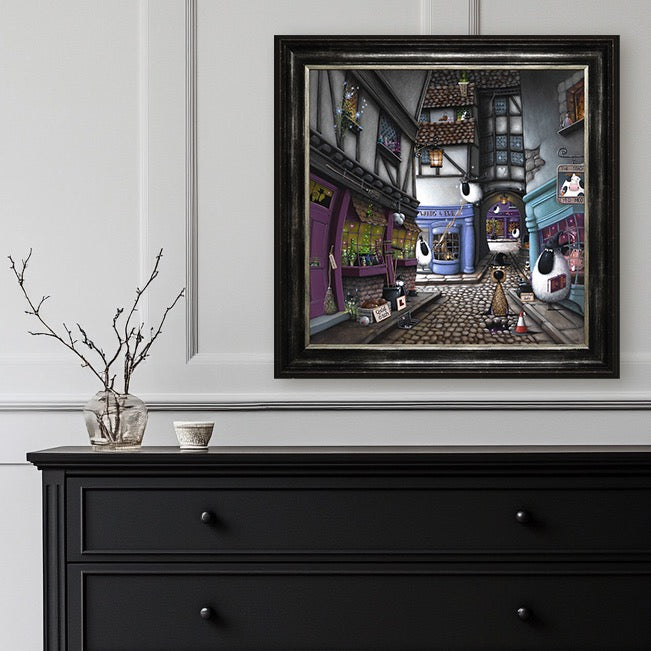 Watch Out Harry | Framed Print by Simon Clarke