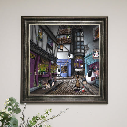 Watch Out Harry | Framed Print by Simon Clarke