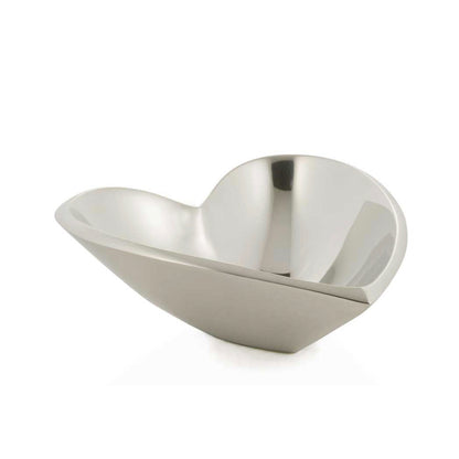 Silver Heart Bowl Large