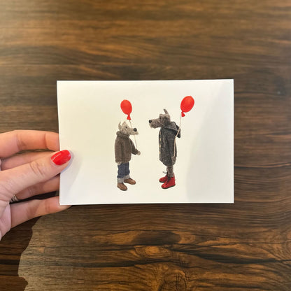 Red Balloons | Card