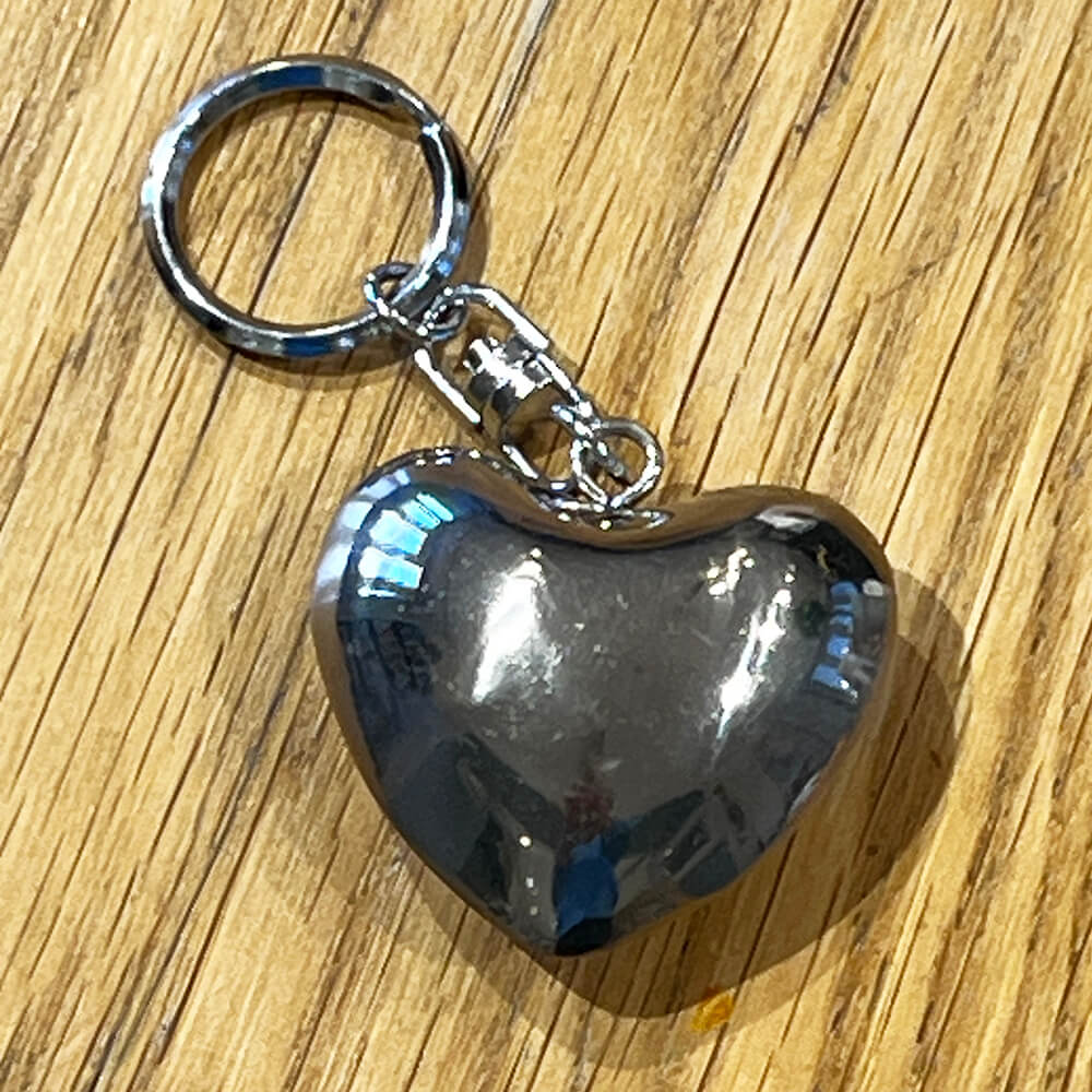 Heart with Bell Key Ring