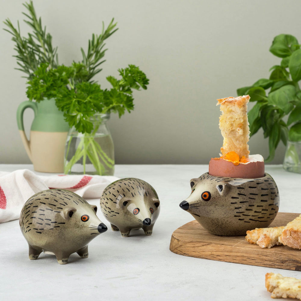 Hedgehog Egg Cup by Hannah Turner Ceramics | Red Lobster Gallery | Sheringham