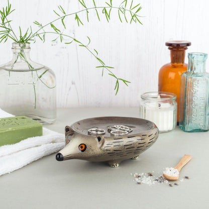 Hedgehog Trinket Dish by Hannah Turner Ceramics | Red Lobster Gallery | Sheringham