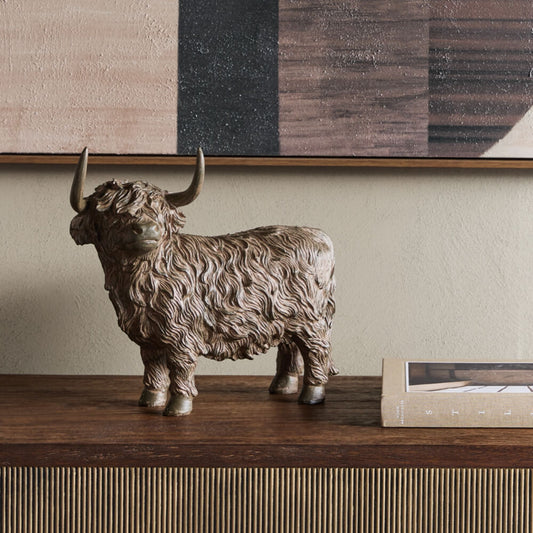 Highland Cow Sculpture