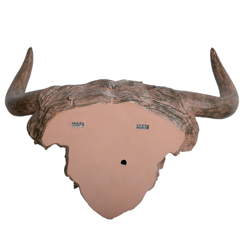 Highland Cow Head Rustic Wall Art