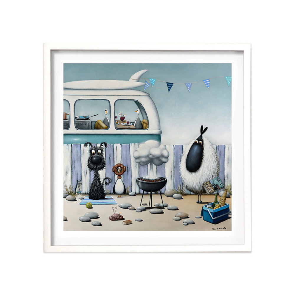 How to Baa BQ | Framed Print by Simon Clarke