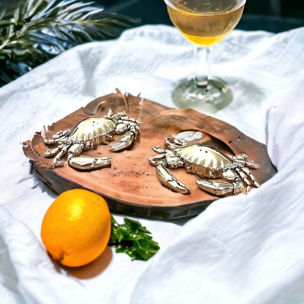 Crab Salt & Pepper Shakers
