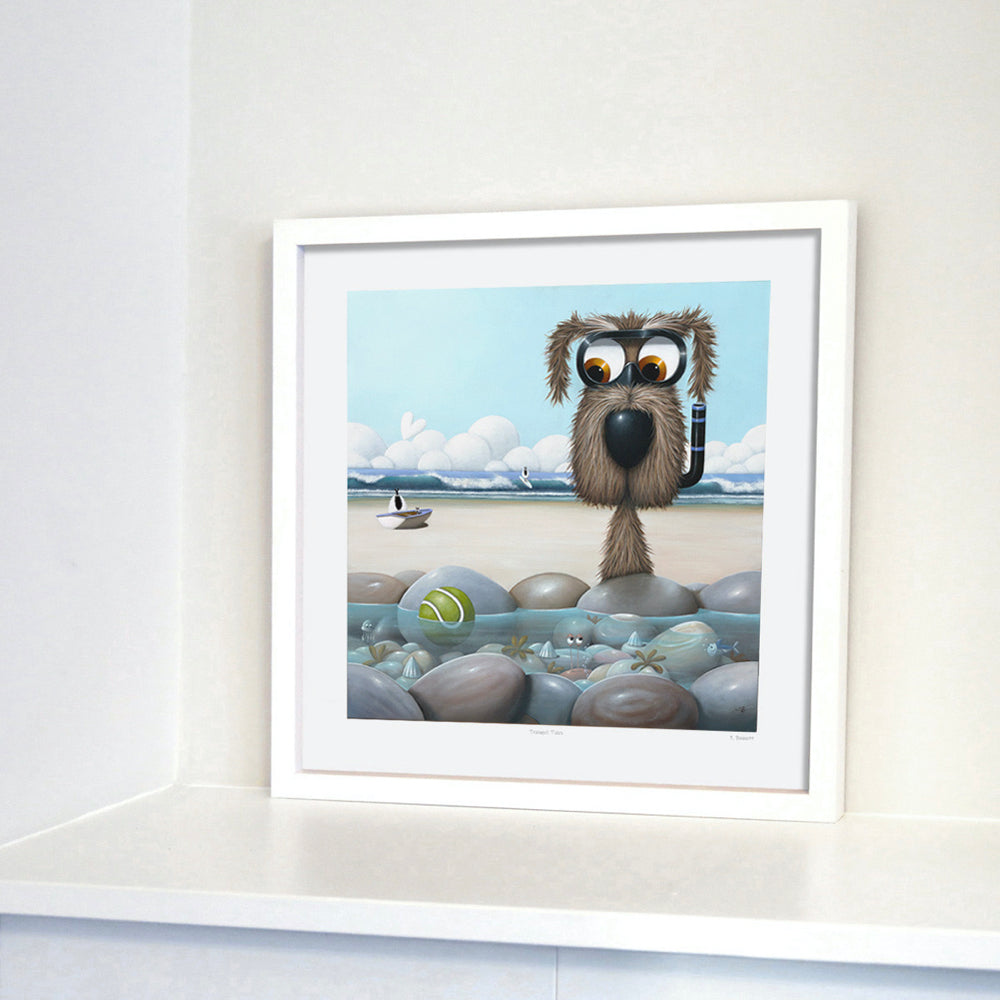 I'm Going In! | Framed Print by Simon Clarke