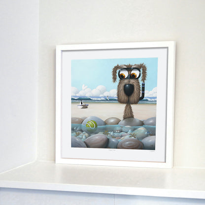 I'm Going In | Framed Print Wall Art by Simon Clarke