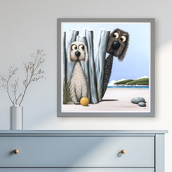 Hello Blondie | Framed Print Wall Art by Simon Clarke