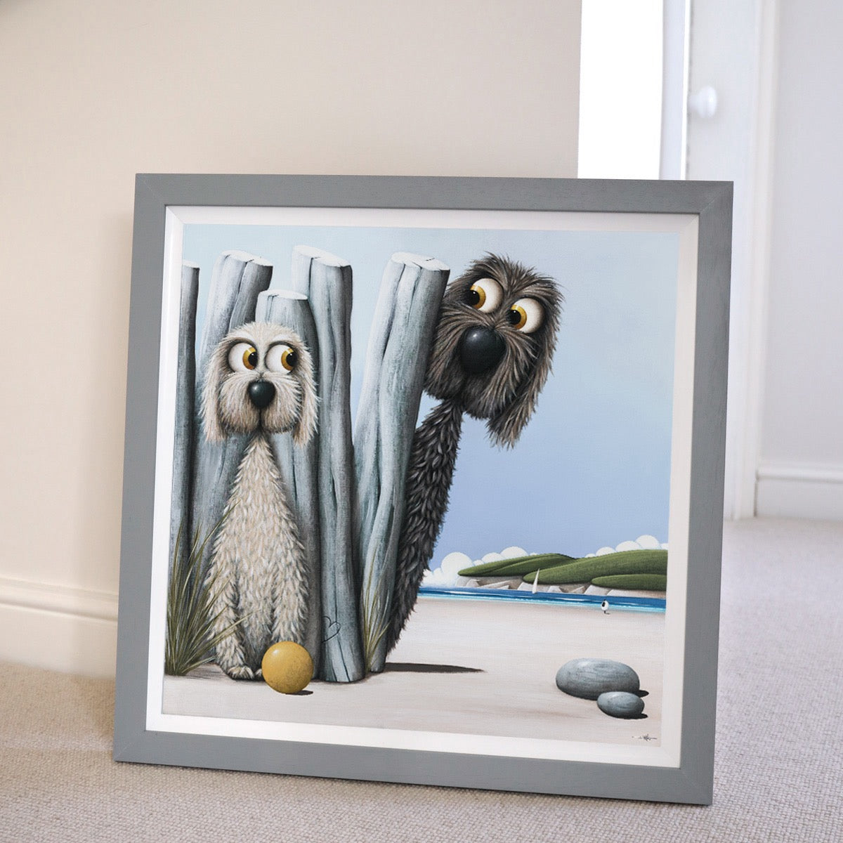 Hello Blondie | Framed Print Wall Art by Simon Clarke